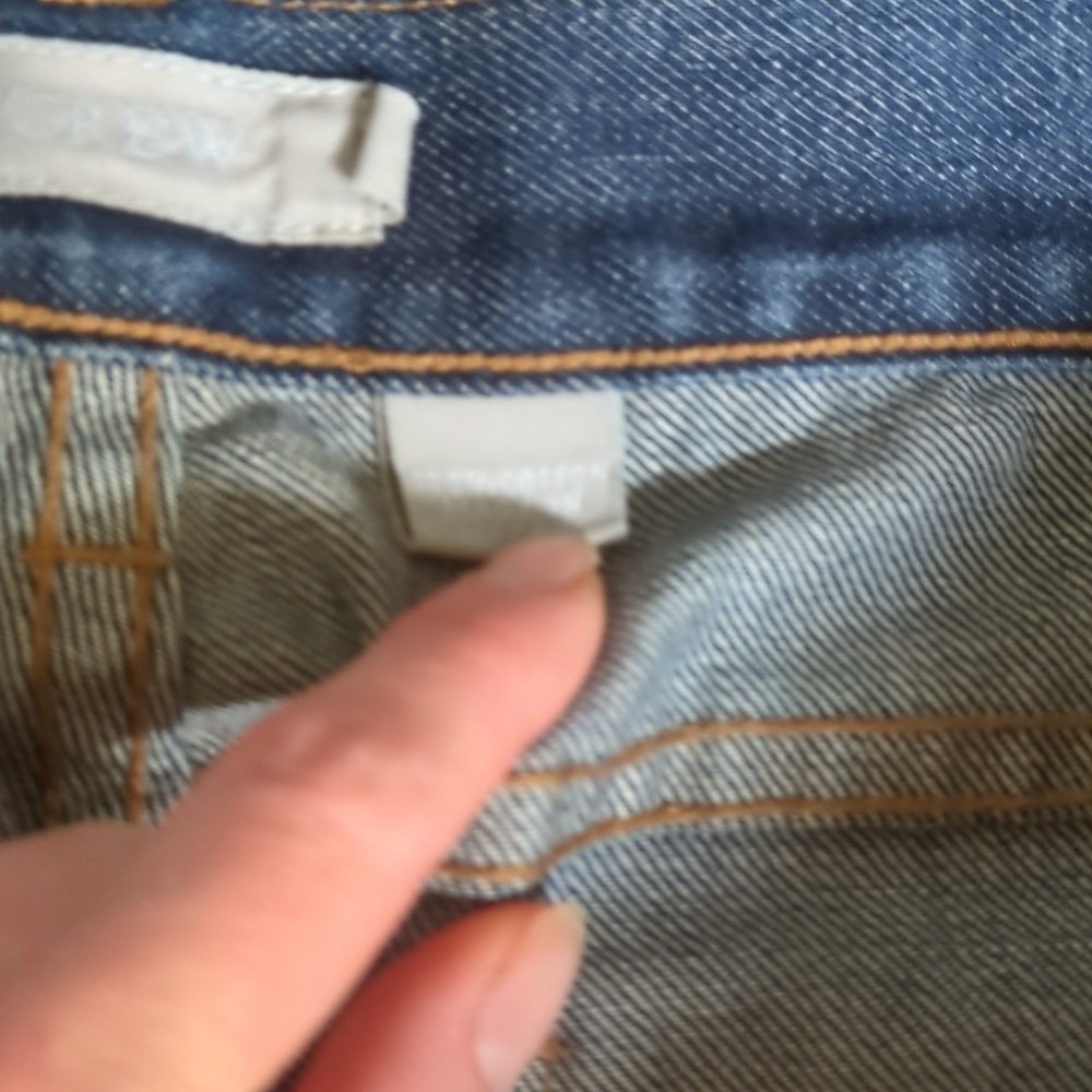 J. Crew Medium/Dark Wash Mid Rise Wide Legged Jeans - Picture 5 of 5